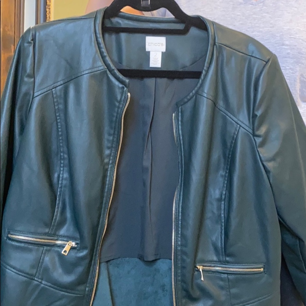 Chico’s leather jacket